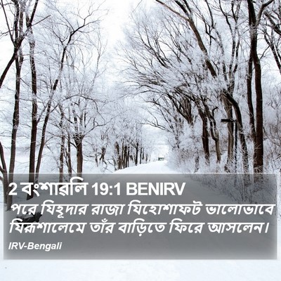 2 বংশাৱলি 19:1 BENIRV Bible Verse Image