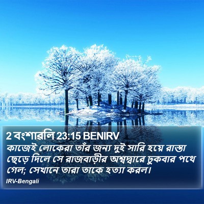 2 বংশাৱলি 23:15 BENIRV Bible Verse Image