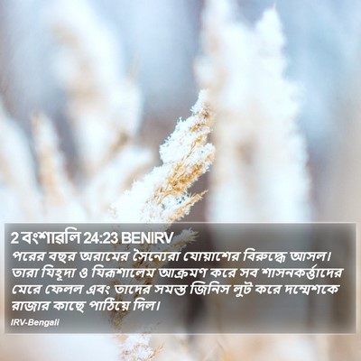 2 বংশাৱলি 24:23 BENIRV Bible Verse Image