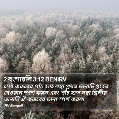 2 বংশাৱলি 3:12 BENIRV Bible Verse Image