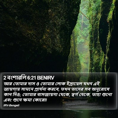 2 বংশাৱলি 6:21 BENIRV Bible Verse Image