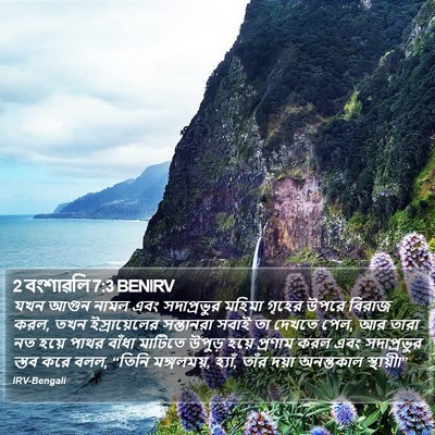 2 বংশাৱলি 7:3 BENIRV Bible Verse Image