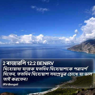 2 ৰাজাৱলি 12:2 BENIRV Bible Verse Image