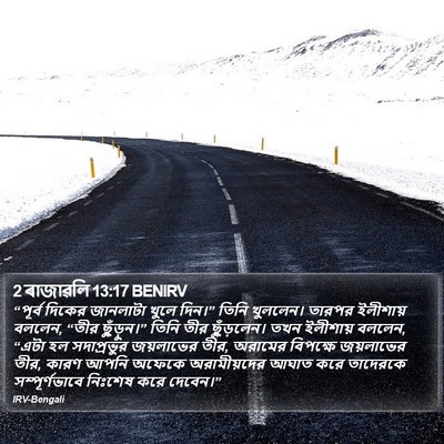 2 ৰাজাৱলি 13:17 BENIRV Bible Verse Image