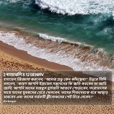 2 ৰাজাৱলি 8:12 BENIRV Bible Verse Image