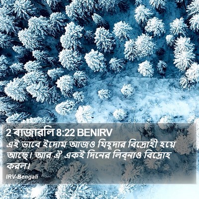 2 ৰাজাৱলি 8:22 BENIRV Bible Verse Image