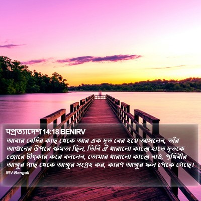 पপ্রত্যাদেশ 14:18 BENIRV Bible Verse Image