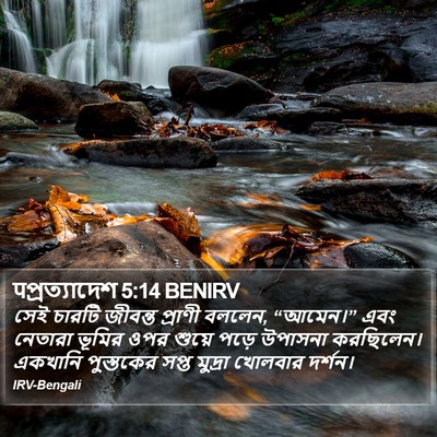 पপ্রত্যাদেশ 5:14 BENIRV Bible Verse Image