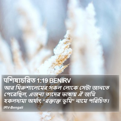 पশিষ্যচরিত 1:19 BENIRV Bible Verse Image