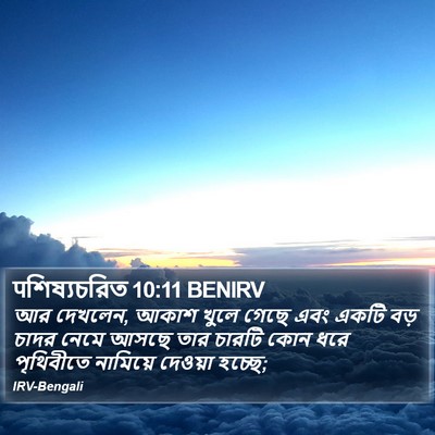 पশিষ্যচরিত 10:11 BENIRV Bible Verse Image