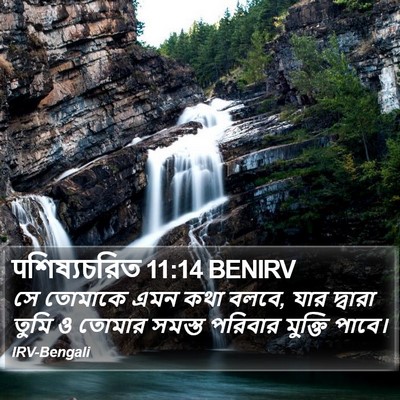 पশিষ্যচরিত 11:14 BENIRV Bible Verse Image