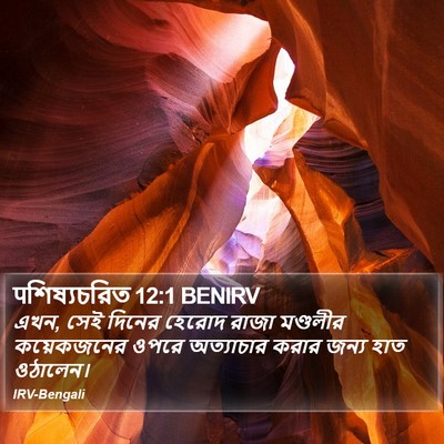 पশিষ্যচরিত 12:1 BENIRV Bible Verse Image