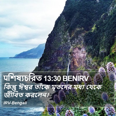 पশিষ্যচরিত 13:30 BENIRV Bible Verse Image