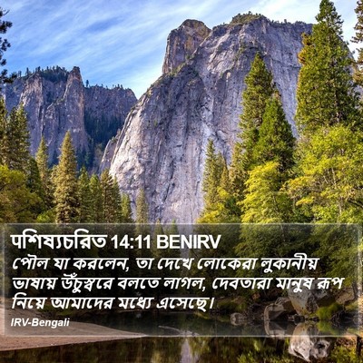 पশিষ্যচরিত 14:11 BENIRV Bible Verse Image