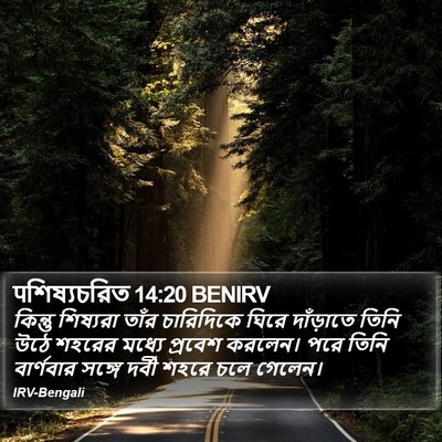 पশিষ্যচরিত 14:20 BENIRV Bible Verse Image