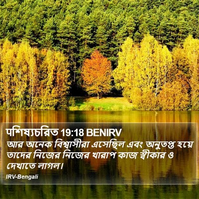 पশিষ্যচরিত 19:18 BENIRV Bible Verse Image