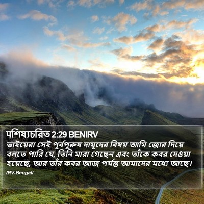 पশিষ্যচরিত 2:29 BENIRV Bible Verse Image