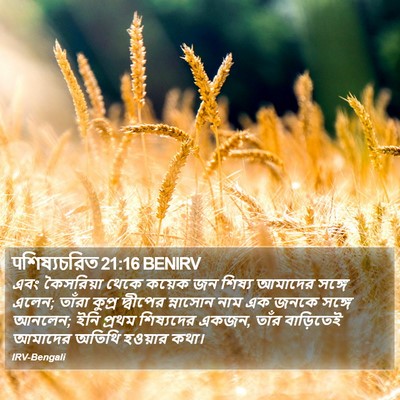 पশিষ্যচরিত 21:16 BENIRV Bible Verse Image