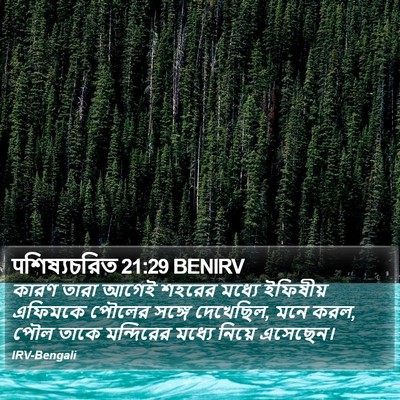 पশিষ্যচরিত 21:29 BENIRV Bible Verse Image