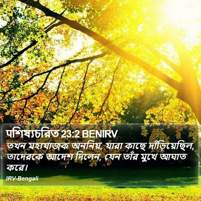 पশিষ্যচরিত 23:2 BENIRV Bible Verse Image