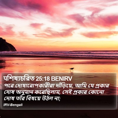 पশিষ্যচরিত 25:18 BENIRV Bible Verse Image