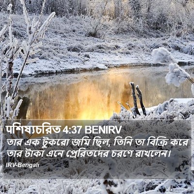 पশিষ্যচরিত 4:37 BENIRV Bible Verse Image