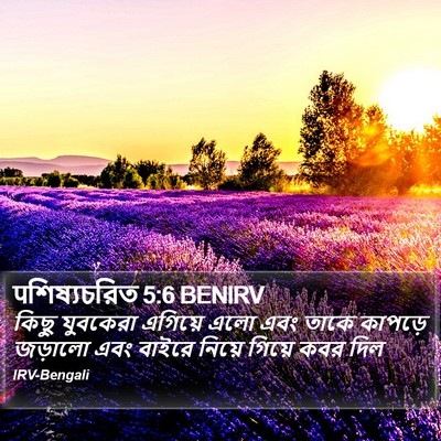 पশিষ্যচরিত 5:6 BENIRV Bible Verse Image