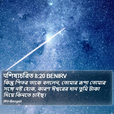 पশিষ্যচরিত 8:20 BENIRV Bible Verse Image