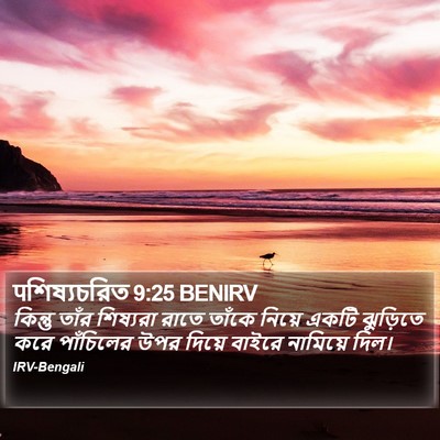 पশিষ্যচরিত 9:25 BENIRV Bible Verse Image