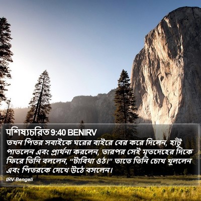 पশিষ্যচরিত 9:40 BENIRV Bible Verse Image