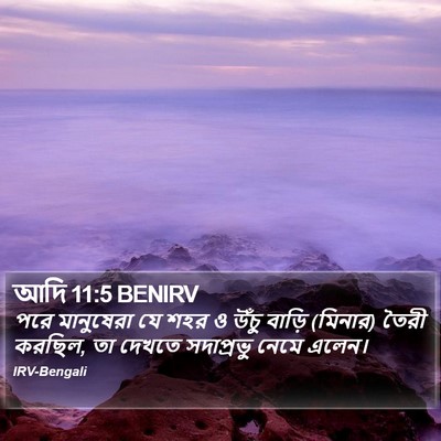 আদি 11:5 BENIRV Bible Verse Image