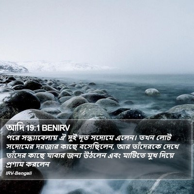 আদি 19:1 BENIRV Bible Verse Image