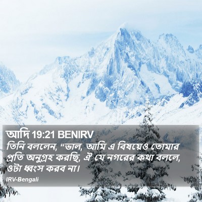 আদি 19:21 BENIRV Bible Verse Image