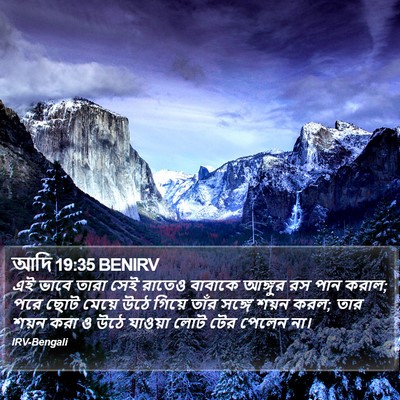 আদি 19:35 BENIRV Bible Verse Image