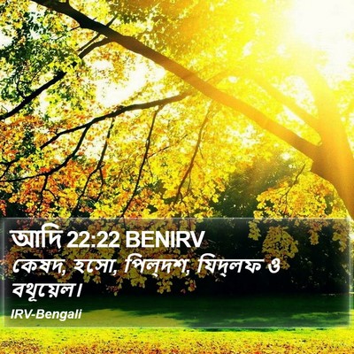 আদি 22:22 BENIRV Bible Verse Image