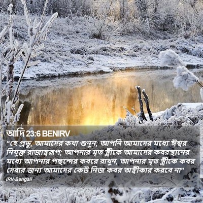 আদি 23:6 BENIRV Bible Verse Image