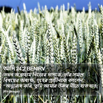 আদি 24:2 BENIRV Bible Verse Image