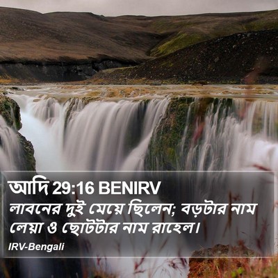আদি 29:16 BENIRV Bible Verse Image