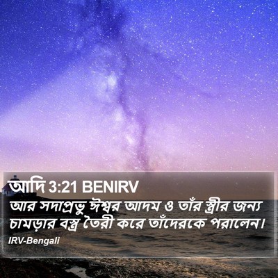 আদি 3:21 BENIRV Bible Verse Image