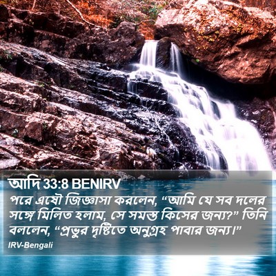 আদি 33:8 BENIRV Bible Verse Image