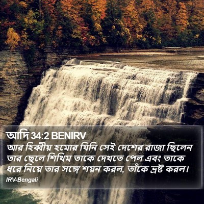 আদি 34:2 BENIRV Bible Verse Image