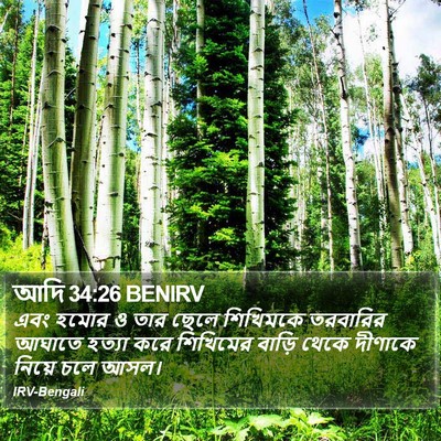 আদি 34:26 BENIRV Bible Verse Image