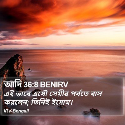 আদি 36:8 BENIRV Bible Verse Image