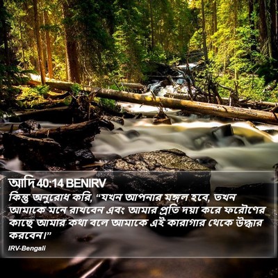 আদি 40:14 BENIRV Bible Verse Image