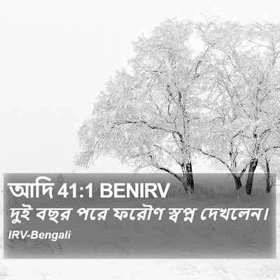 আদি 41:1 BENIRV Bible Verse Image