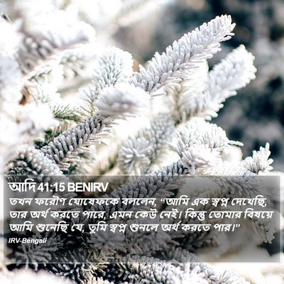 আদি 41:15 BENIRV Bible Verse Image