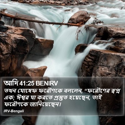 আদি 41:25 BENIRV Bible Verse Image