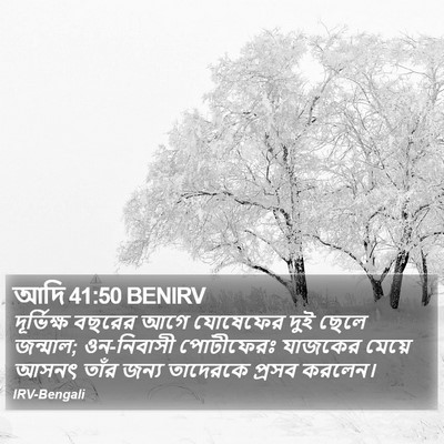 আদি 41:50 BENIRV Bible Verse Image