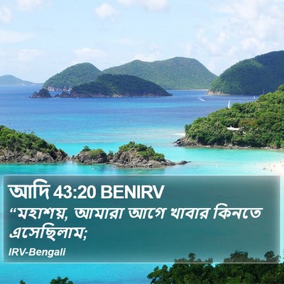 আদি 43:20 BENIRV Bible Verse Image