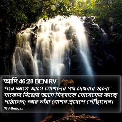 আদি 46:28 BENIRV Bible Verse Image